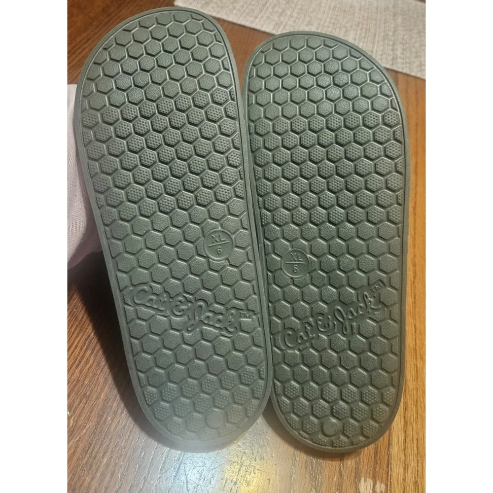 Cat & Jack Kids' Green Camo Slides
